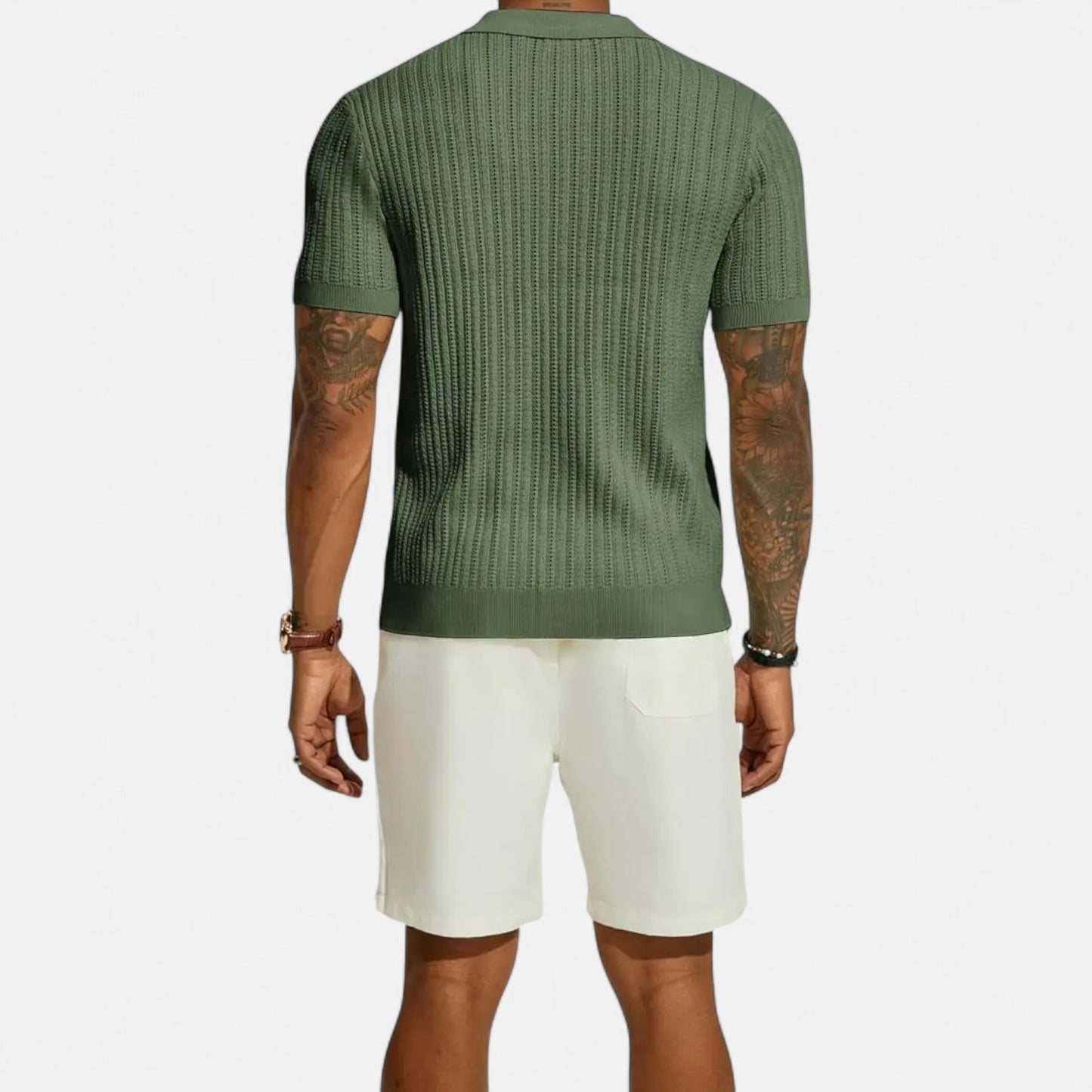 Mireve | Chemise Décontractée Homme à Manches Courtes – Élégance Aérée, Confort Estival