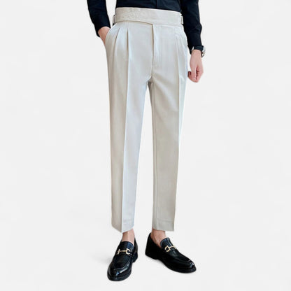 Mireve | Pantalon Taille Haute Ceinturé pour Homme