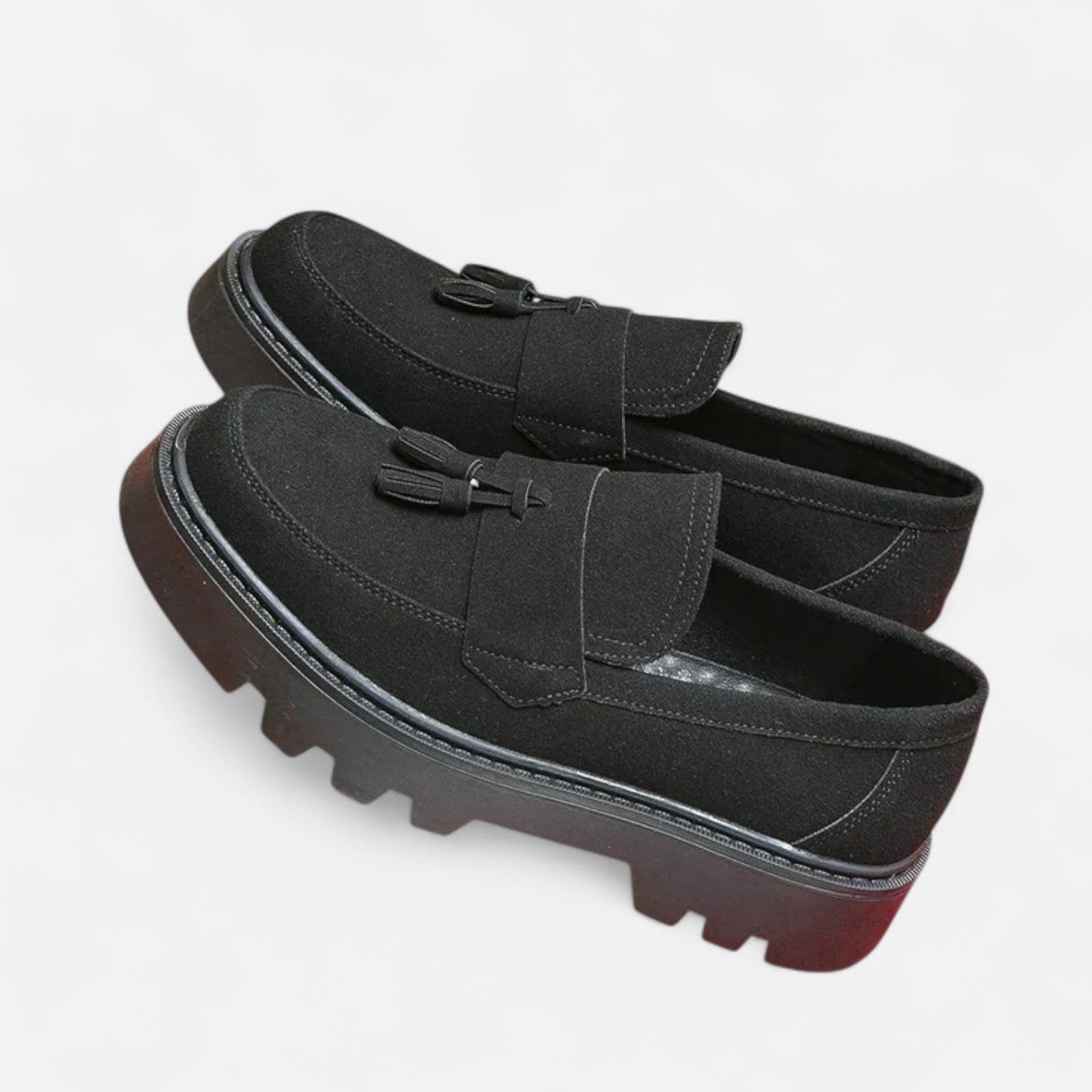 Mireve | Mocassins en Daim à Semelle Épaisse pour Homme