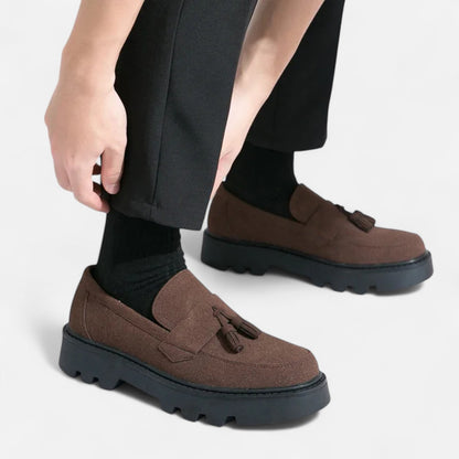 Mireve | Mocassins en Daim à Semelle Épaisse pour Homme