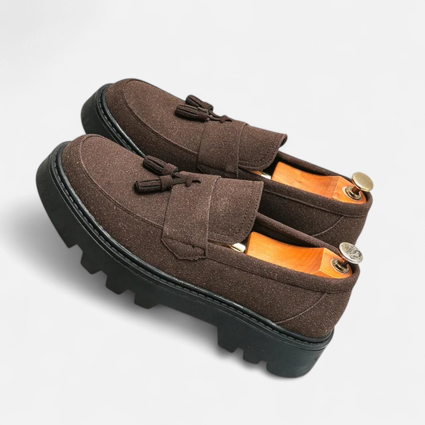 Mireve | Mocassins en Daim à Semelle Épaisse pour Homme