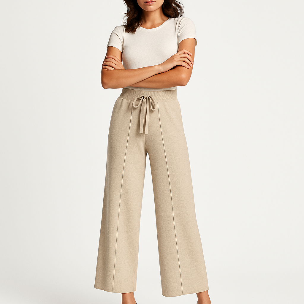 Mireve | Pantalon décontracté en cachemire à taille élastique pour femme