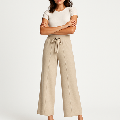Mireve | Pantalon décontracté en cachemire à taille élastique pour femme