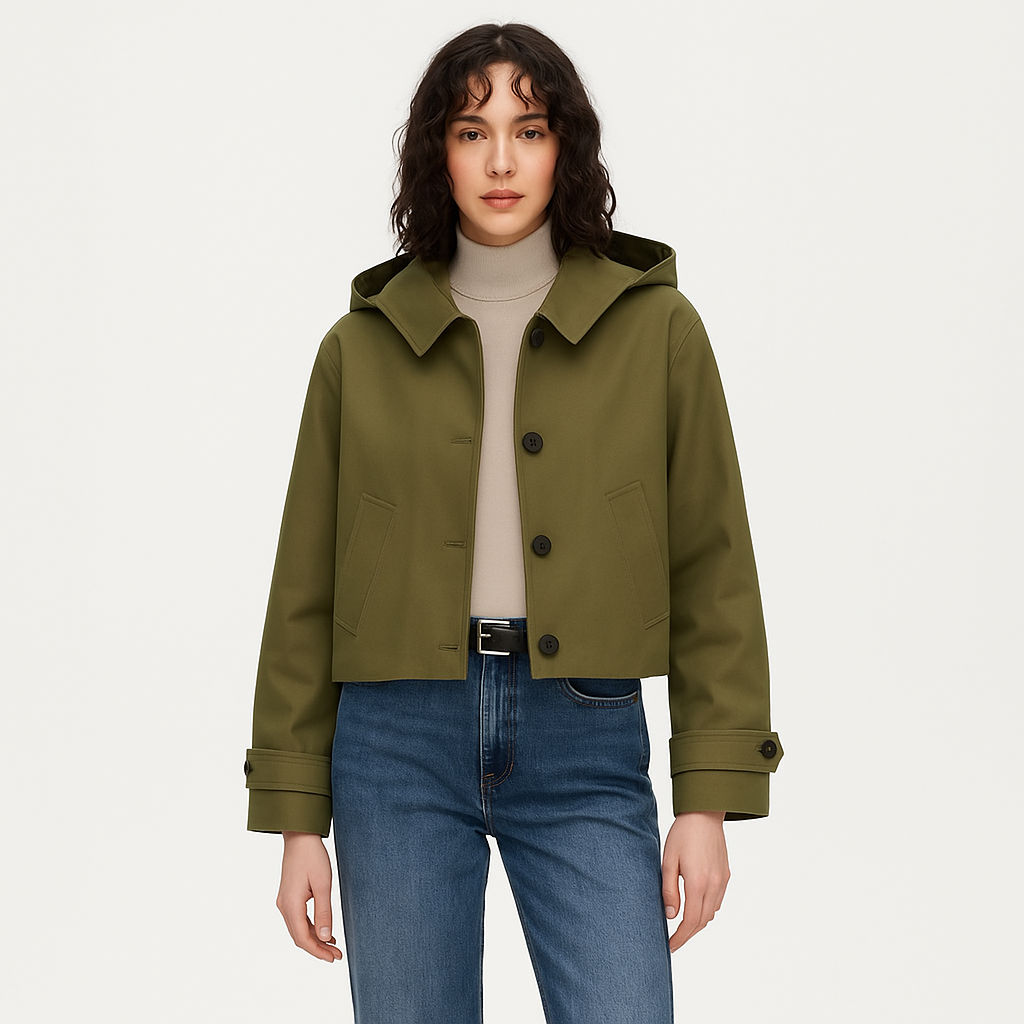 Mireve | Trench-coat de luxe à manches longues et revers pour femme