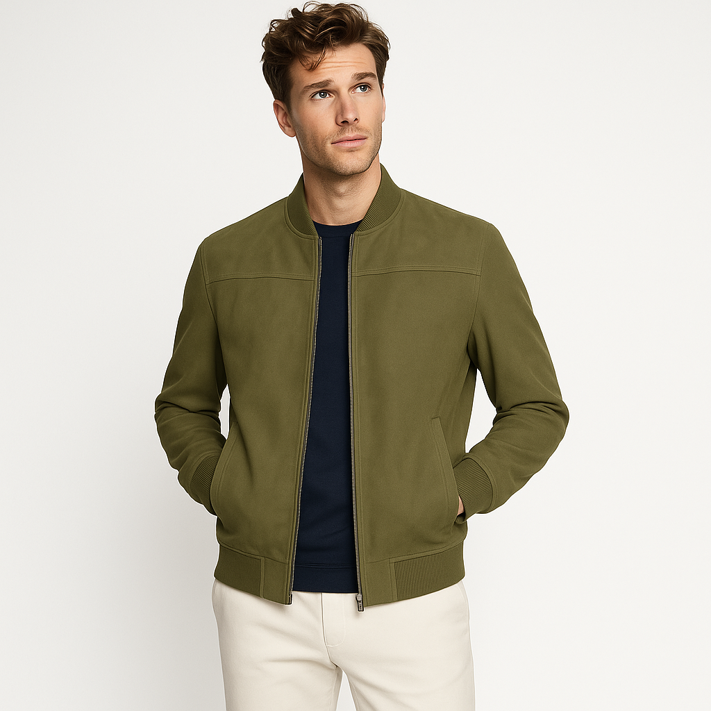 Mireve | Veste décontractée en daim vintage pour homme