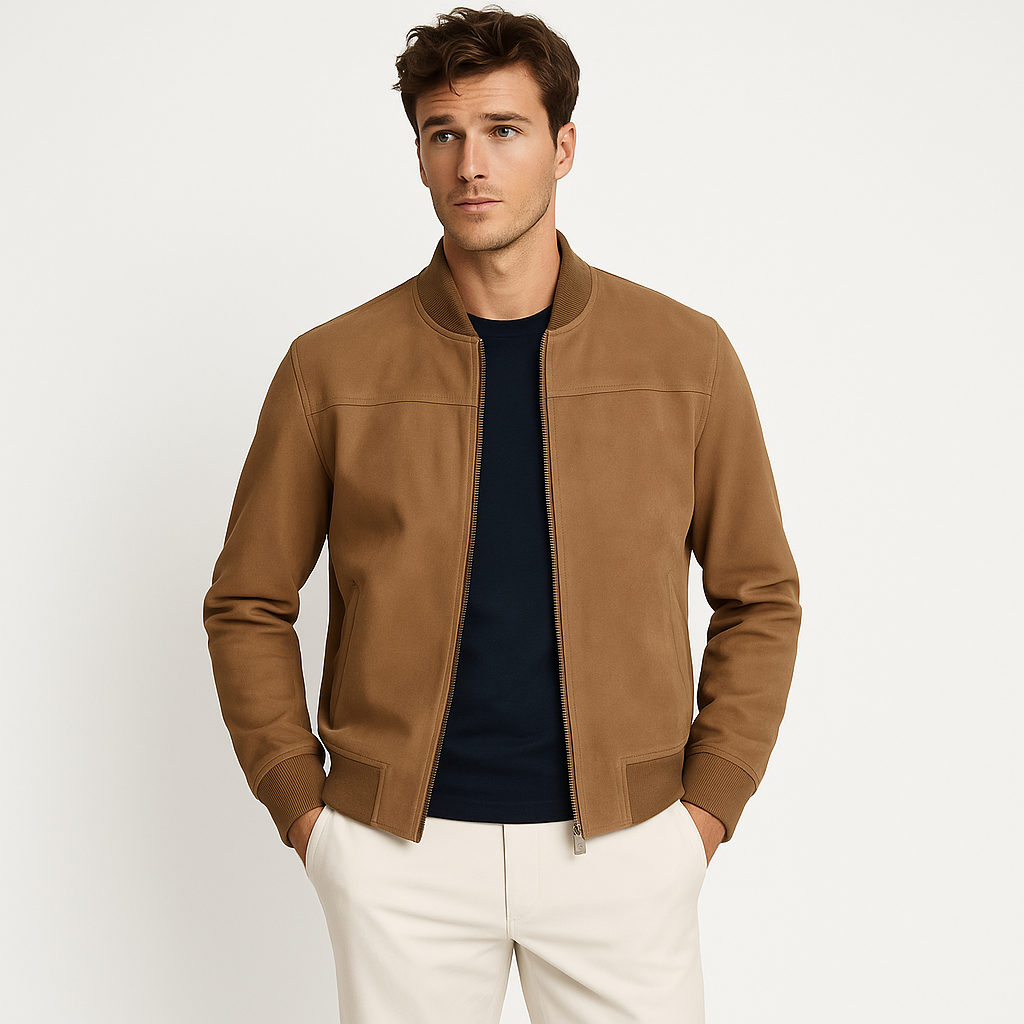 Mireve | Veste d'automne en daim à manches longues