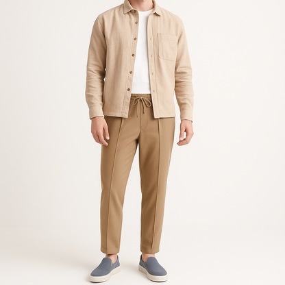 Mireve | Pantalon de détente léger en laine mérinos pour homme