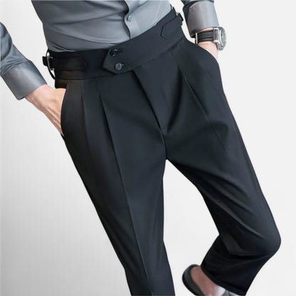 Mireve | Pantalon Taille Haute Ceinturé pour Homme