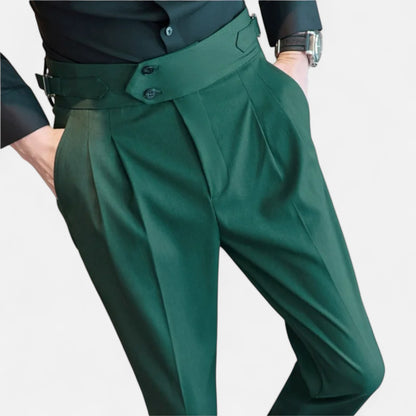 Mireve | Pantalon Taille Haute Ceinturé pour Homme
