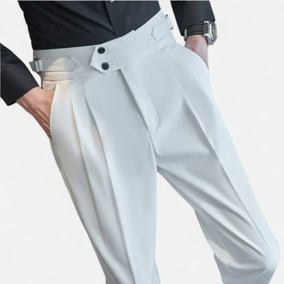 Mireve | Pantalon Taille Haute Ceinturé pour Homme