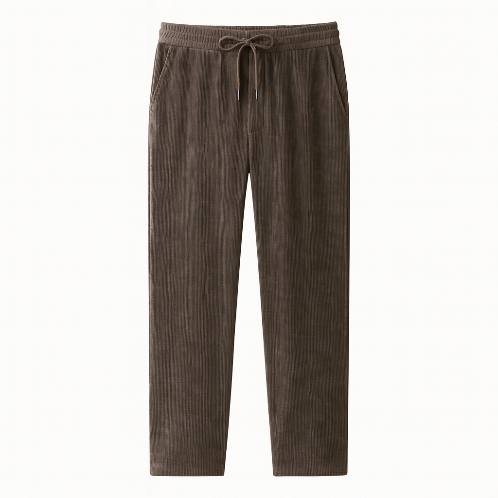 Mireve | Pantalon d'hiver en velours côtelé élastique pour homme