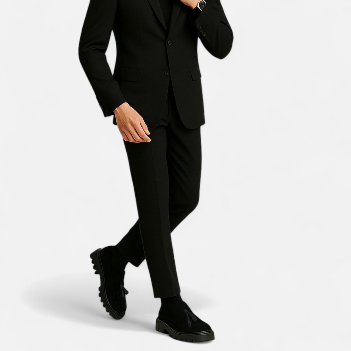 Mireve | Mocassins en Daim à Semelle Épaisse pour Homme
