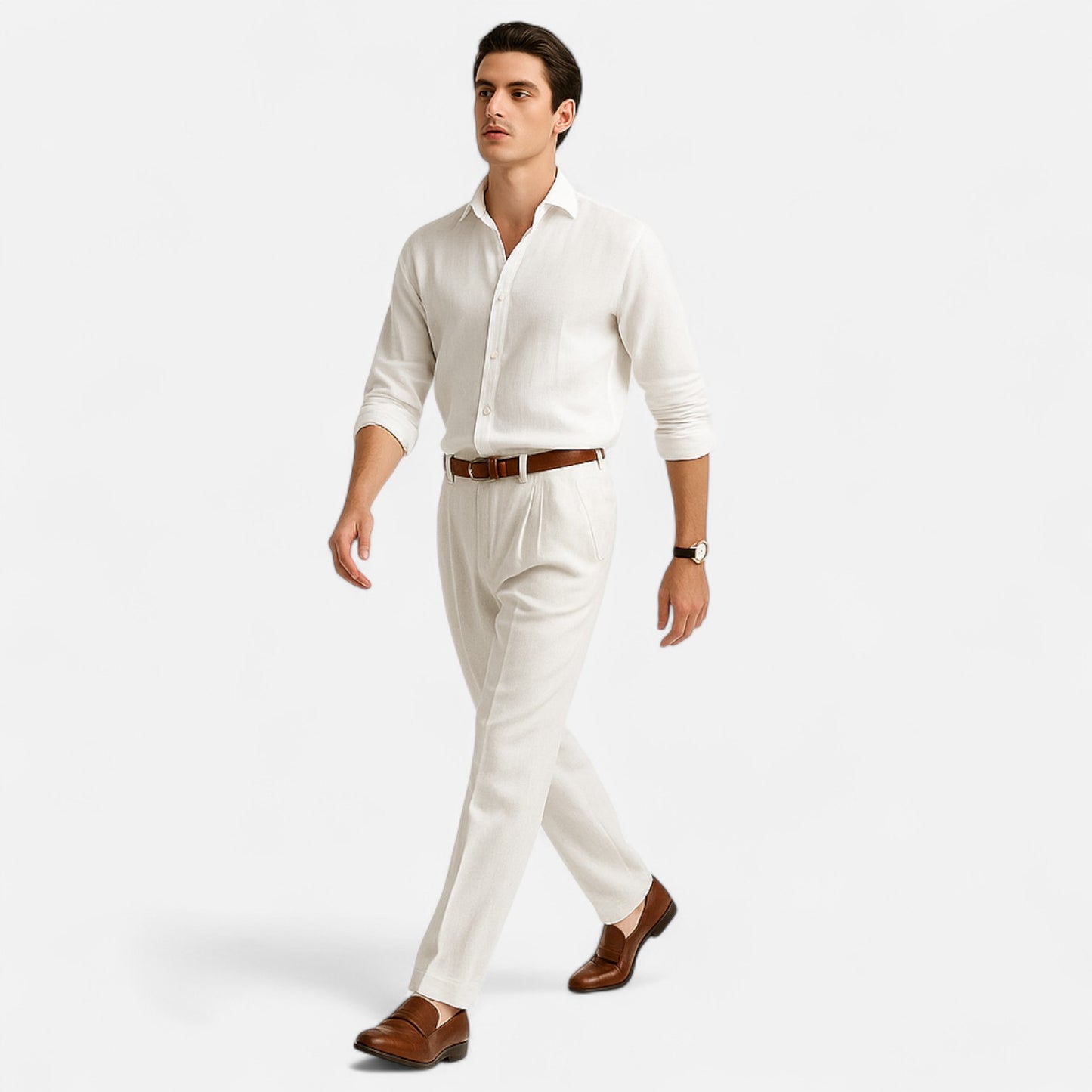 Mireve | Pantalon Vintage en Coton pour Homme