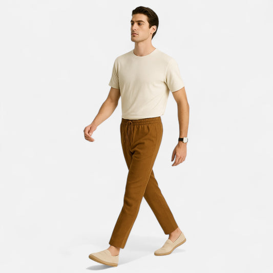 Mireve | Pantalon Chino Léger en Lin pour Homme