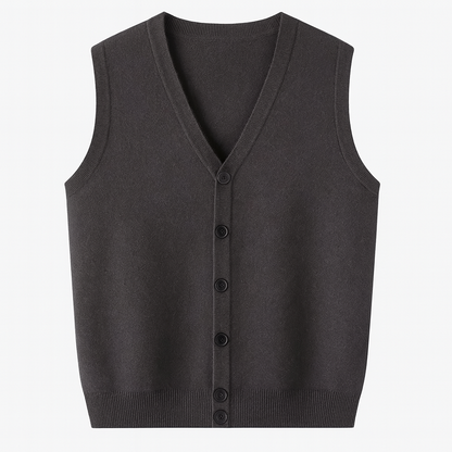 Mireve | Cardigan sans manches en tricot de luxe pour homme