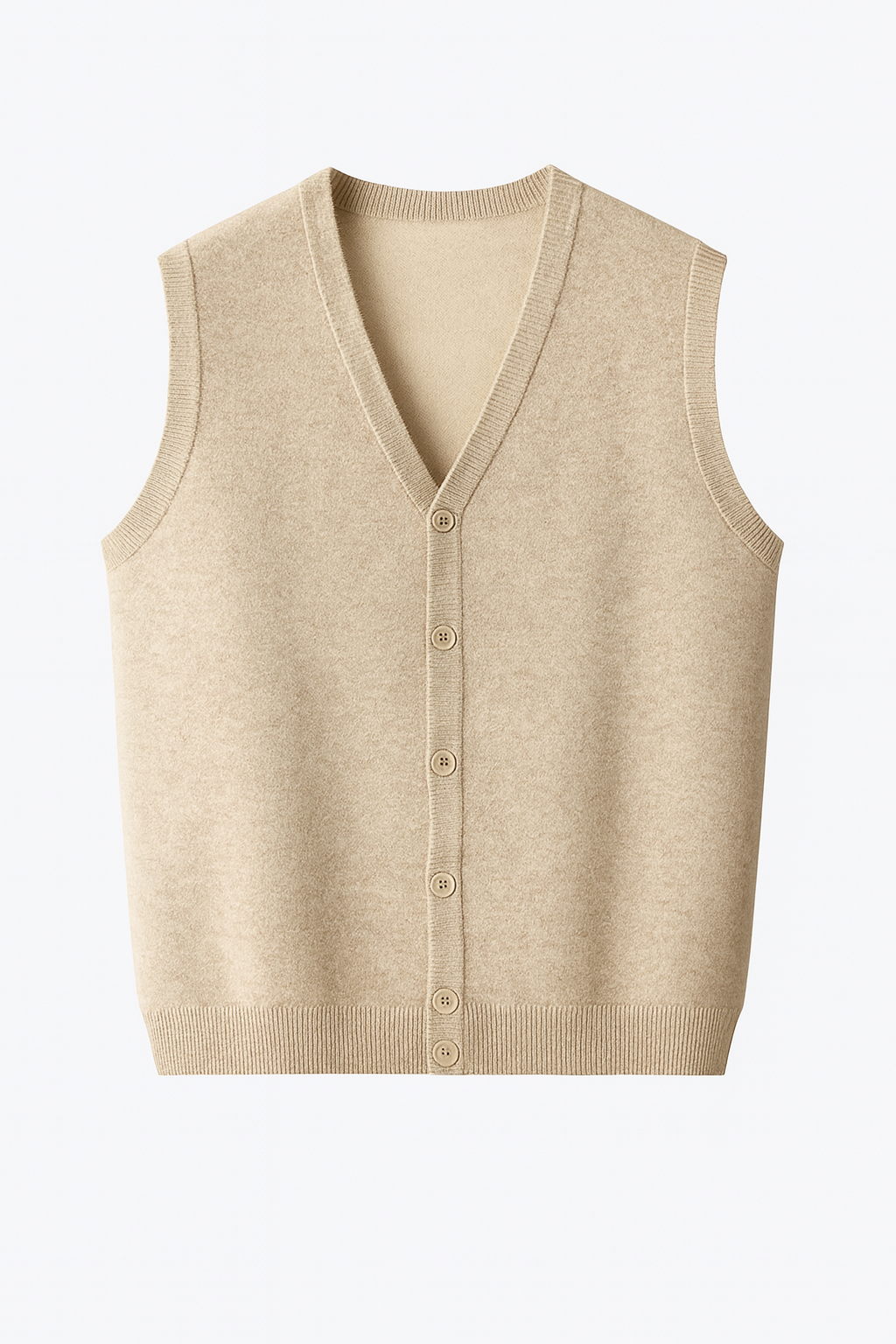 Mireve | Cardigan sans manches en tricot de luxe pour homme