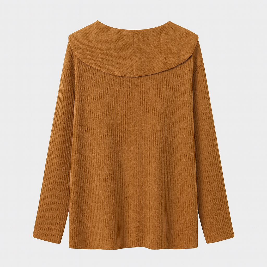 Mireve | Pull à manches longues en tricot coloréavec des haltes ouvertes pour femme