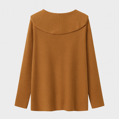 Mireve | Pull à manches longues en tricot coloréavec des haltes ouvertes pour femme