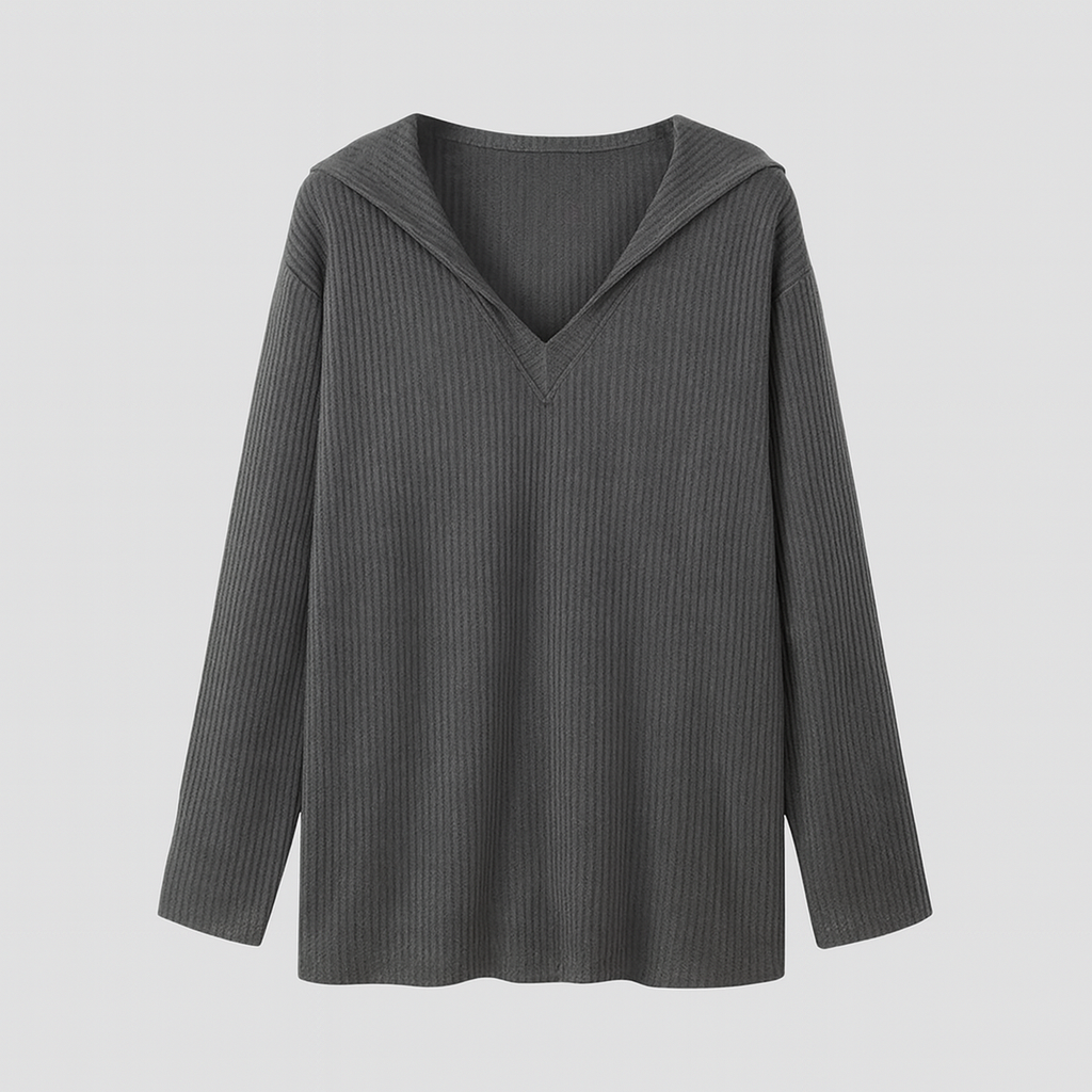 Mireve | Pull à manches longues en tricot coloréavec des haltes ouvertes pour femme