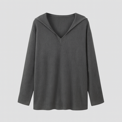 Mireve | Pull à manches longues en tricot coloréavec des haltes ouvertes pour femme