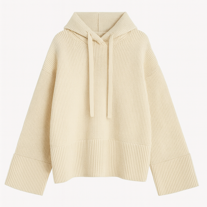 Mireve | Pull ample en laine à capuche pour femme