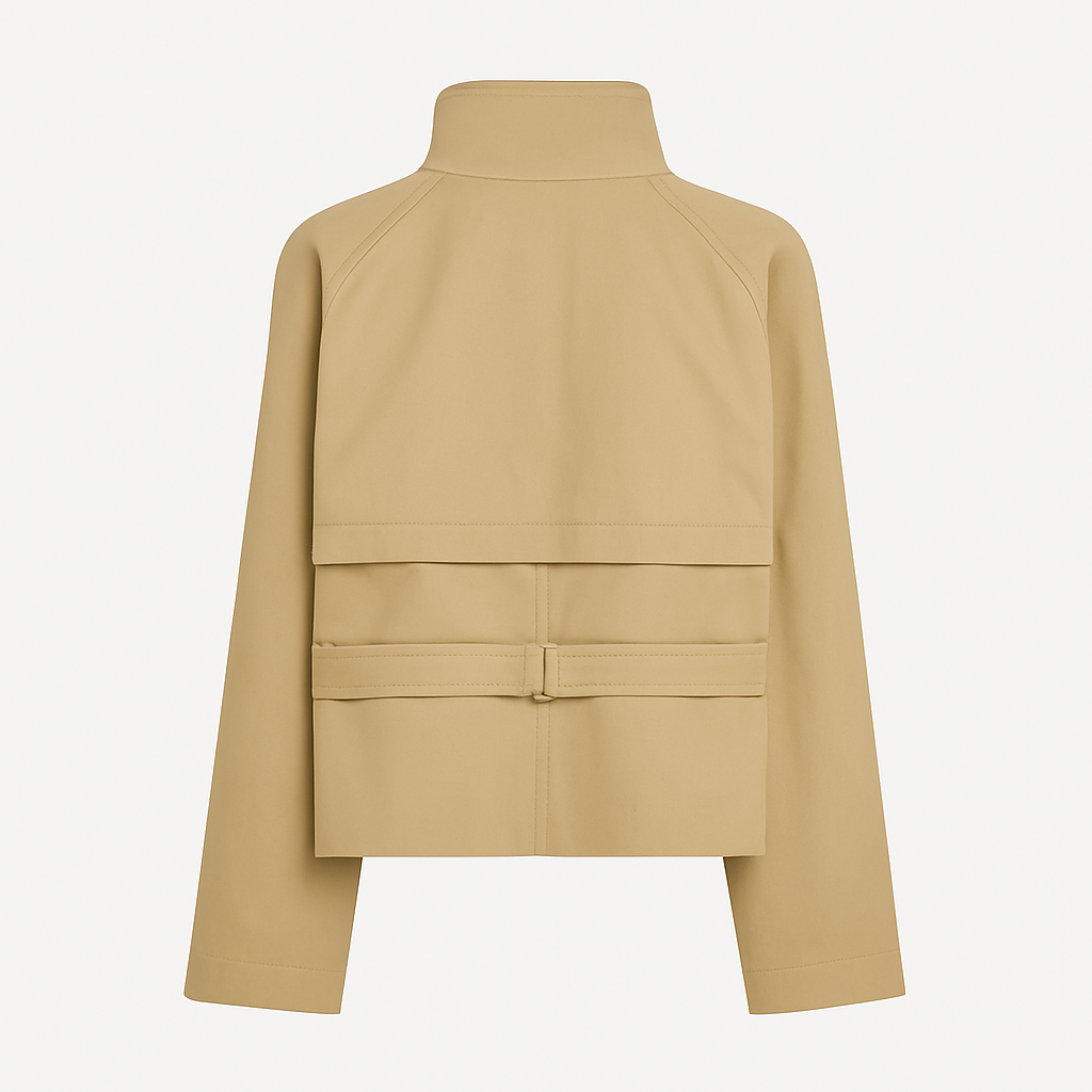 Mireve | Trench-coat boutonné en daim pour femme