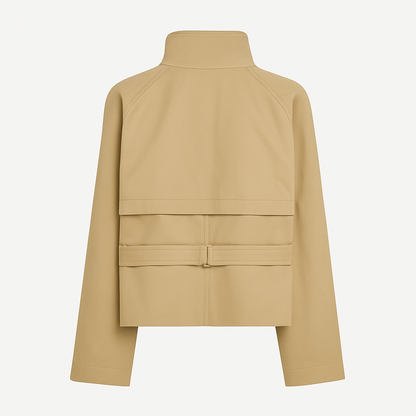 Mireve | Trench-coat boutonné en daim pour femme