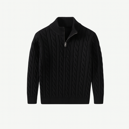 Mireve | Pull tricoté demi-zip pour homme