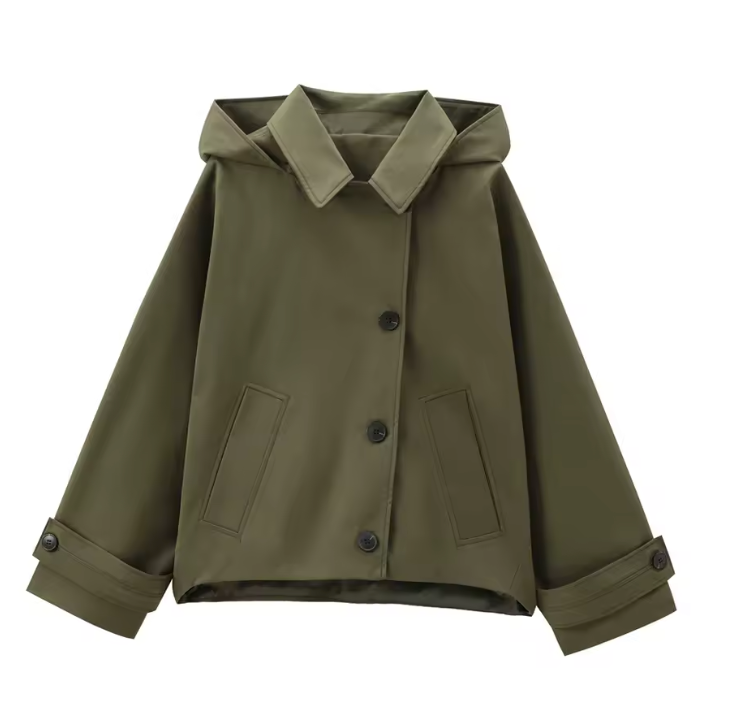 Mireve | Trench-coat de luxe à manches longues et revers pour femme