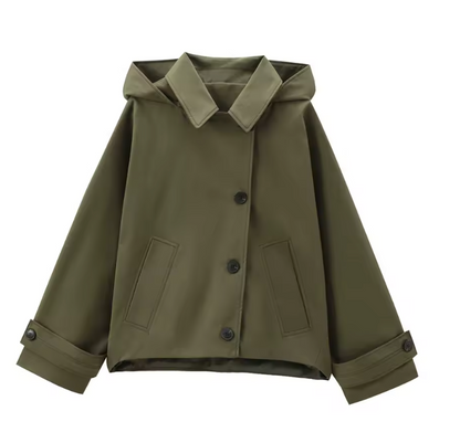 Mireve | Trench-coat de luxe à manches longues et revers pour femme