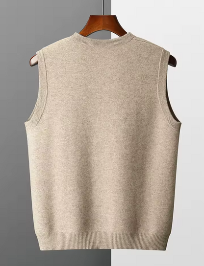 Mireve | Cardigan sans manches en tricot de luxe pour homme