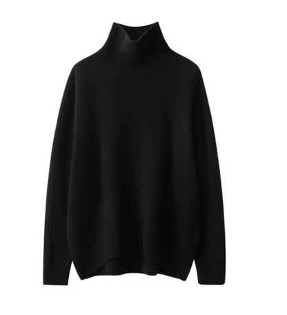 Mireve | Pull tricoté à col montant en cachemire pour femme