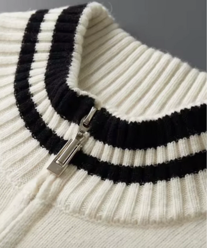 Mireve | Cardigan bicolore en pure laine Merone pour homme