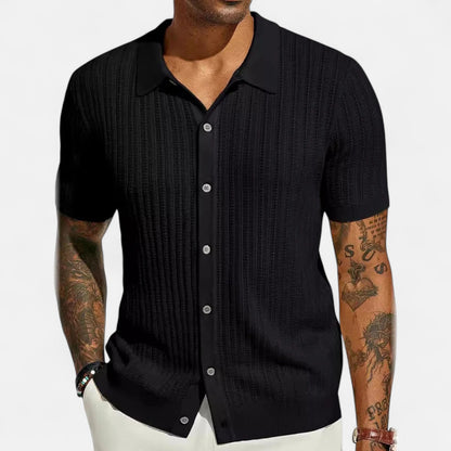 Mireve | Chemise Décontractée Homme à Manches Courtes – Élégance Aérée, Confort Estival