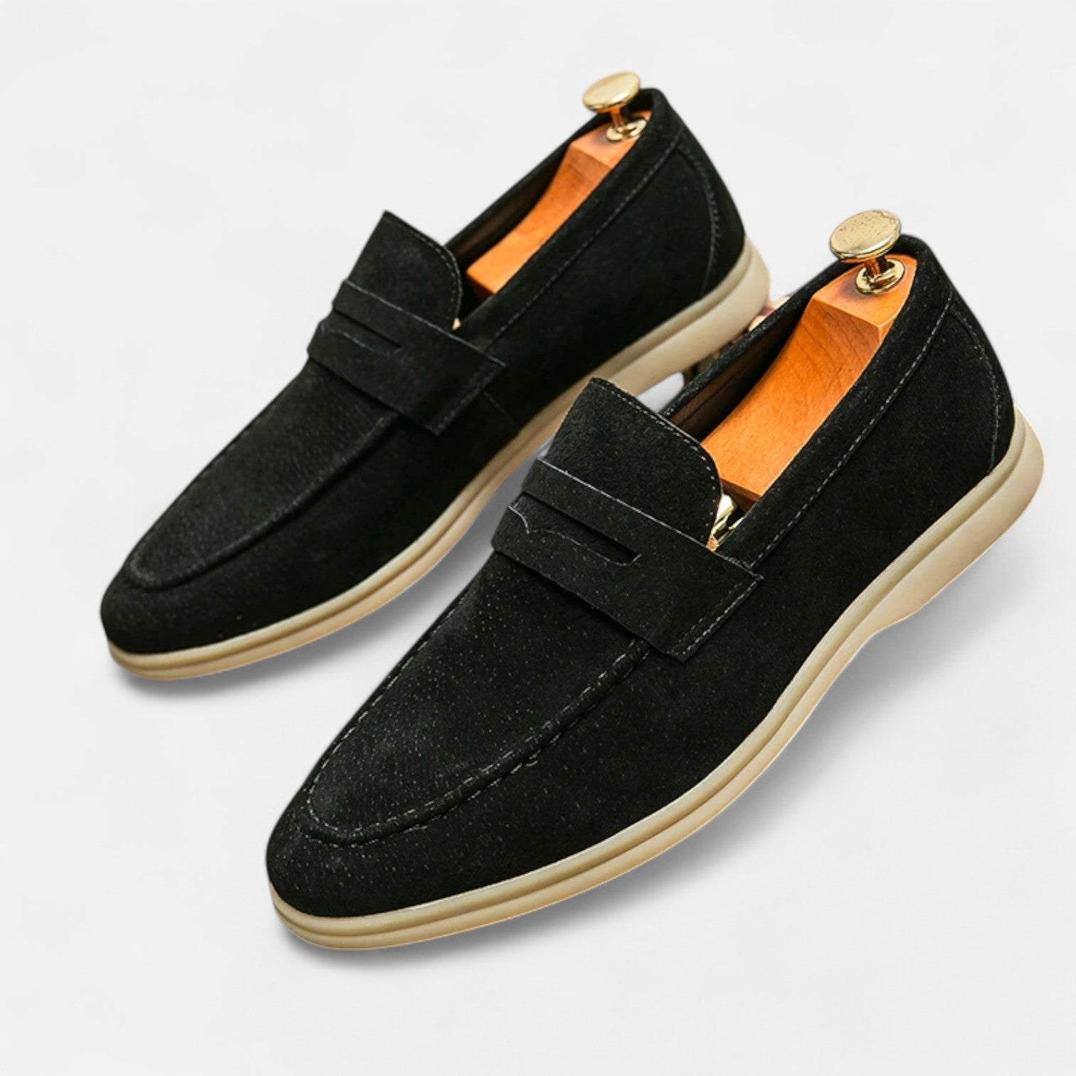 Mireve | Mocassins en Daim Respirants à Enfiler pour Homme