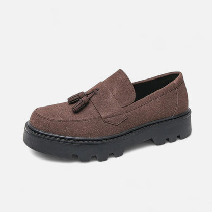 Mireve | Mocassins en Daim à Semelle Épaisse pour Homme