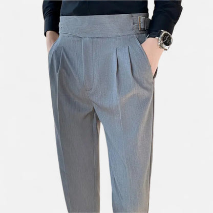 Mireve | Pantalon Taille Haute Ceinturé pour Homme